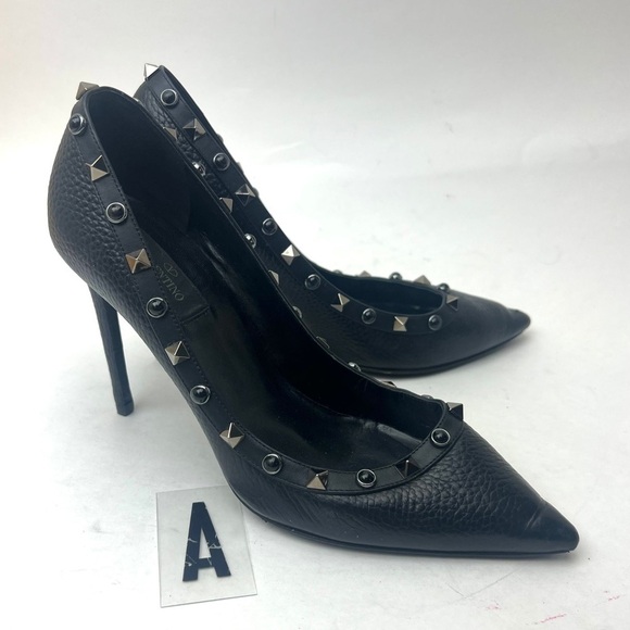 VALENTINO GARAVANI Rockstud Rolling Pump sz 8.5 - Picture 4 of 15